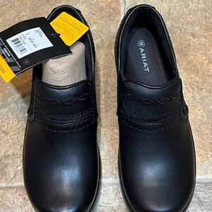 Ariat Womens Shoes Size 7B Expert Safety Composite Toe Work Clogs Black 10027283